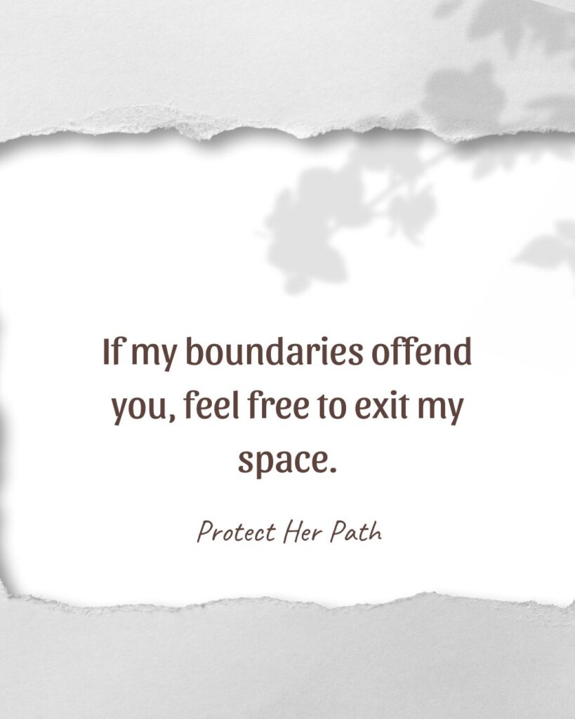 boundaries